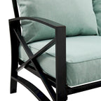 Crosley Kaplan 3Pc Outdoor Sofa Set - 119 W x 68.5 D x 32 H