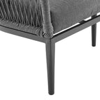 Dover 2Pc Indoor/Outdoor Rope Armchair Set - 23.25    x28.88    x30.25