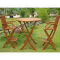 Royal Tahiti Carmona 3-Piece Patio Bar-Height Bistro Set