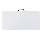 2.79-Foot Square Bi-Fold Plastic Folding Table w/ Carrying Handle