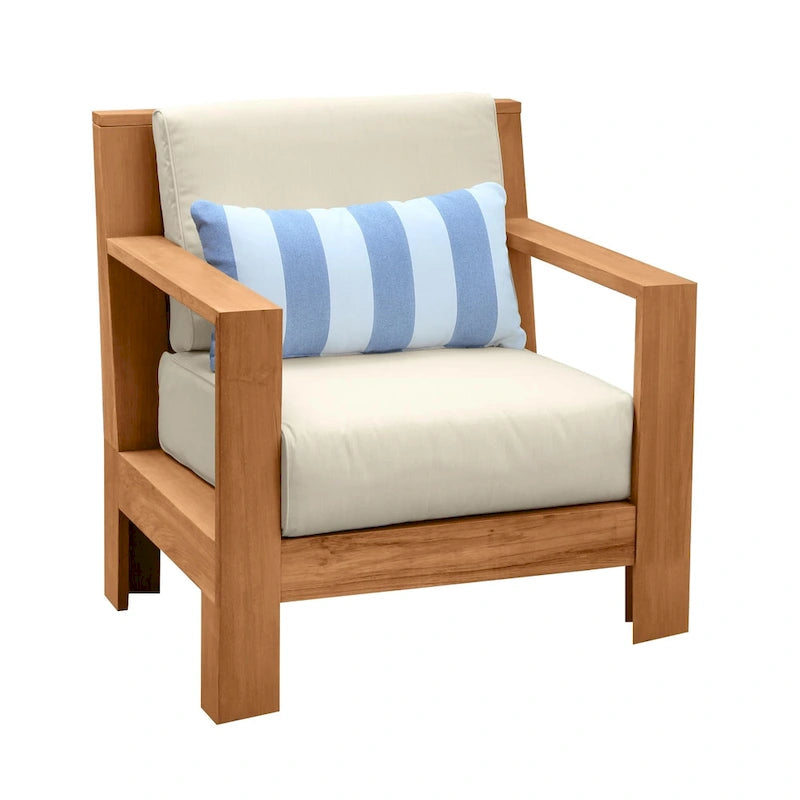 Cambridge Casual Logan 3-piece Teak Outdoor Set with Sunbrella Cushion