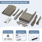 Folding Adirondack Chair,Patio Outdoor Chairs All-Weather Proof HDPE Resin for BBQ Beach