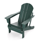Folding Adirondack Chair,Patio Outdoor Chairs All-Weather Proof HDPE Resin for BBQ Beach