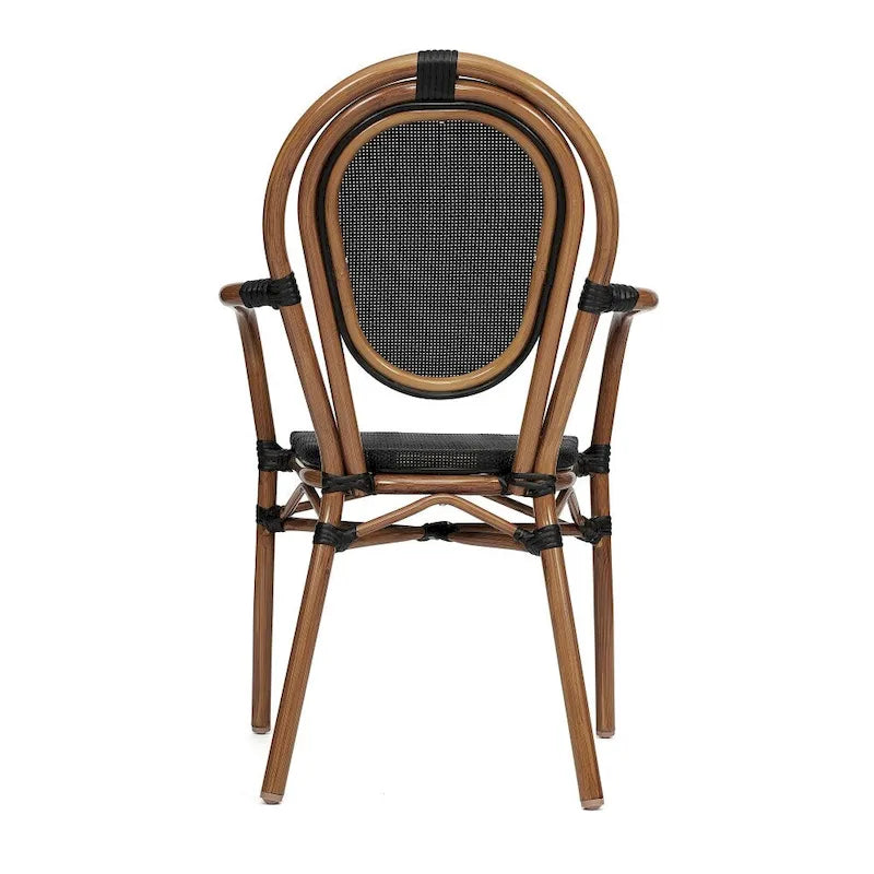 Stacking Bistro Chairs with Metal Frames