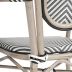 Stacking Bistro Chairs with Metal Frames