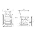 Shine Company Luna Glider Chair