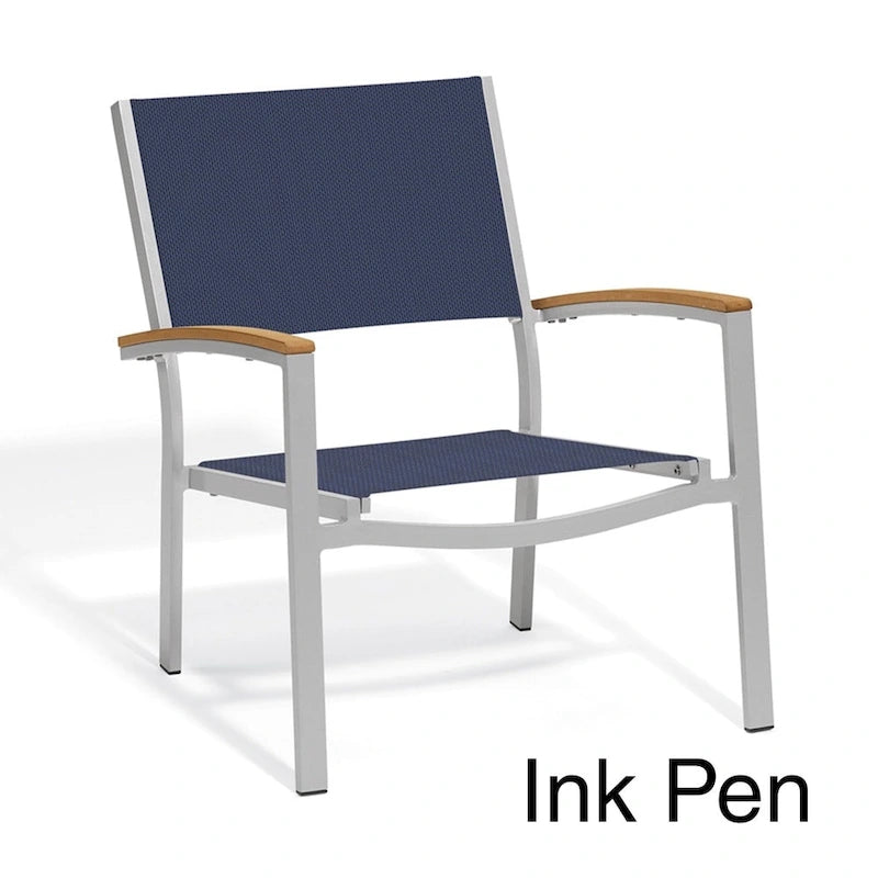 Oxford Garden Travira 5 Piece Cafe Set, Natural Tekwood