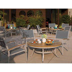 Oxford Garden Travira 5 Piece Cafe Set, Natural Tekwood