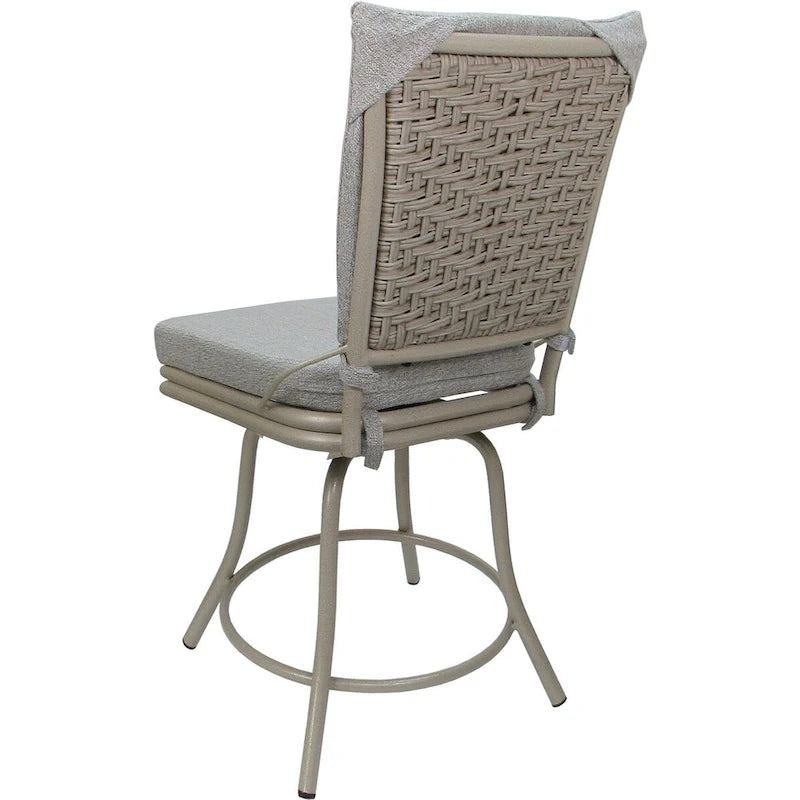 Outdoor or Indoor Patio Swivel Dining Chair - Ofir without Arms - Table Height