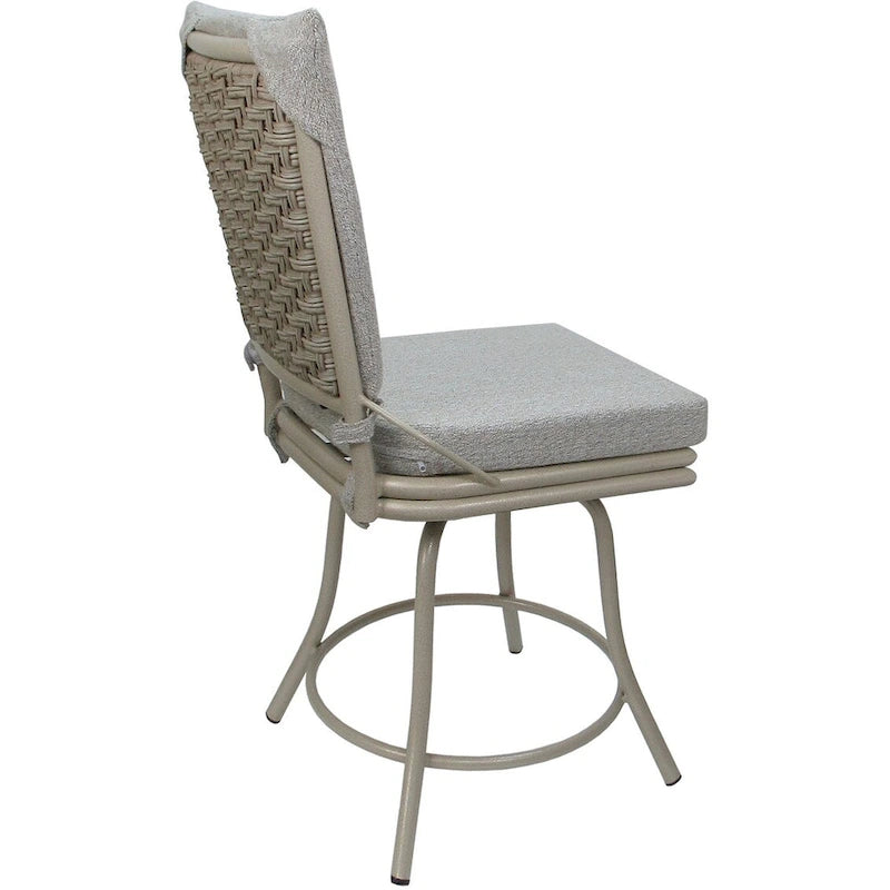 Outdoor or Indoor Patio Swivel Dining Chair - Ofir without Arms - Table Height