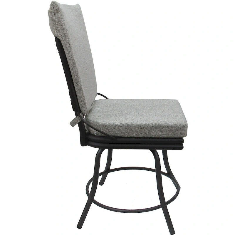 Outdoor or Indoor Patio Swivel Dining Chair - Ofir without Arms - Table Height