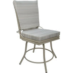 Outdoor or Indoor Patio Swivel Dining Chair - Ofir without Arms - Table Height
