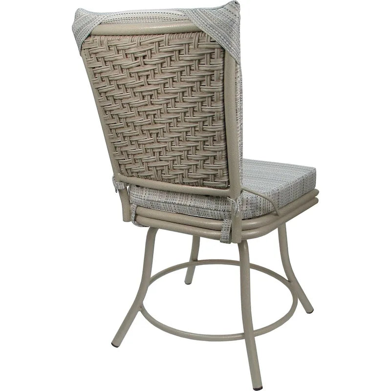 Outdoor or Indoor Patio Swivel Dining Chair - Ofir without Arms - Table Height