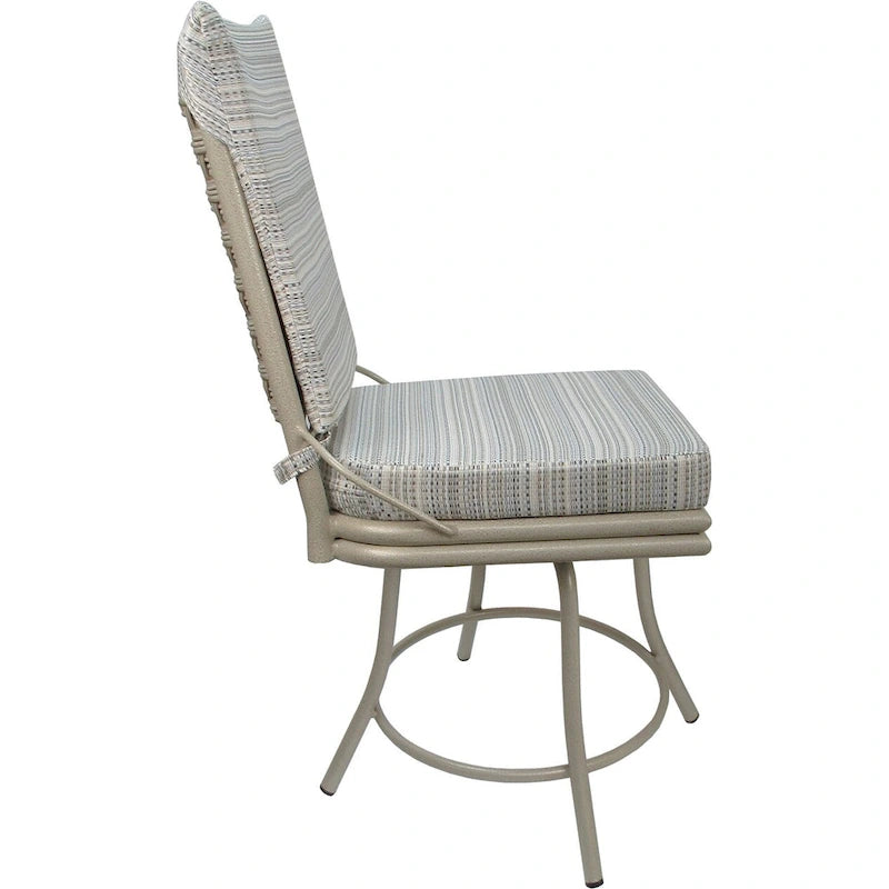 Outdoor or Indoor Patio Swivel Dining Chair - Ofir without Arms - Table Height