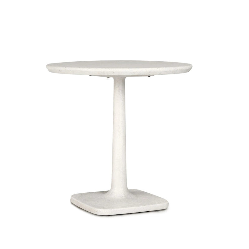 Classic Home Paulina 31     Concrete Outdoor Bistro Table in White