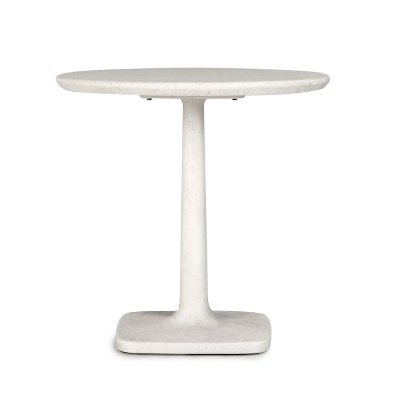 Classic Home Paulina 31     Concrete Outdoor Bistro Table in White