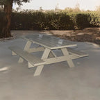 Mocha Vinyl Picnic Table - 6ft