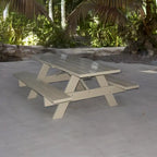 Mocha Vinyl Picnic Table - 6ft