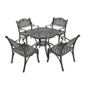 5-Piece Cast Aluminum Patio Dining Set