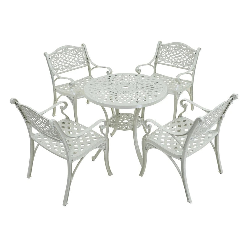 5-Piece Cast Aluminum Patio Dining Set