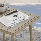 5-Piece Aluminum Patio Conversation Set with End Table and Cushions