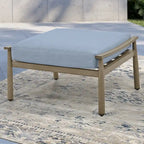 5-Piece Aluminum Patio Conversation Set with End Table and Cushions