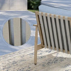 5-Piece Aluminum Patio Conversation Set with End Table and Cushions