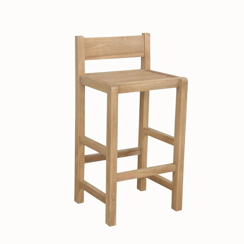 Sedona Teak Outdoor Bar Stool - N/A