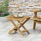Outdoor Folding Wooden Side Table