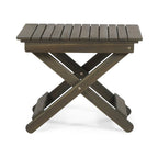 Outdoor Folding Wooden Side Table