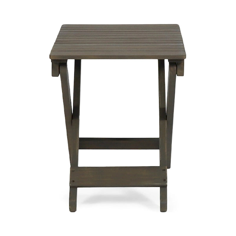 Outdoor Folding Wooden Side Table