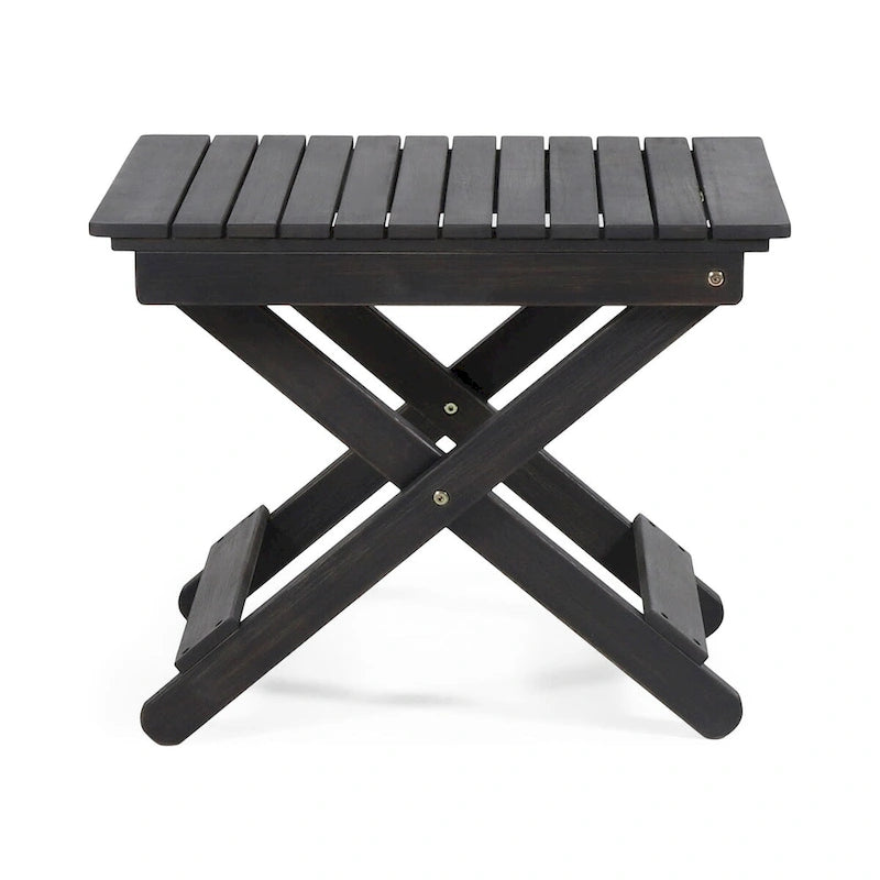 Outdoor Folding Wooden Side Table