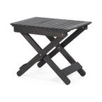 Outdoor Folding Wooden Side Table