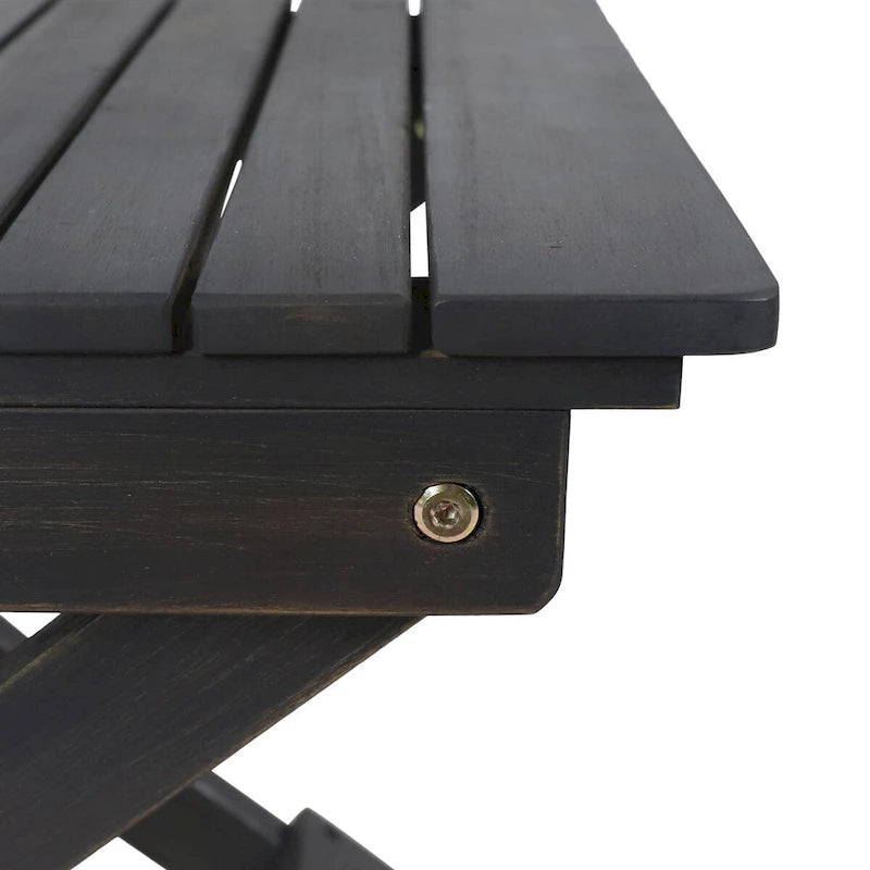 Outdoor Folding Wooden Side Table