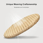 PURPLE LEAF Counter Height Bar Stools Set of 2 Patio Rattan Barstools Modern Aluminum Stools