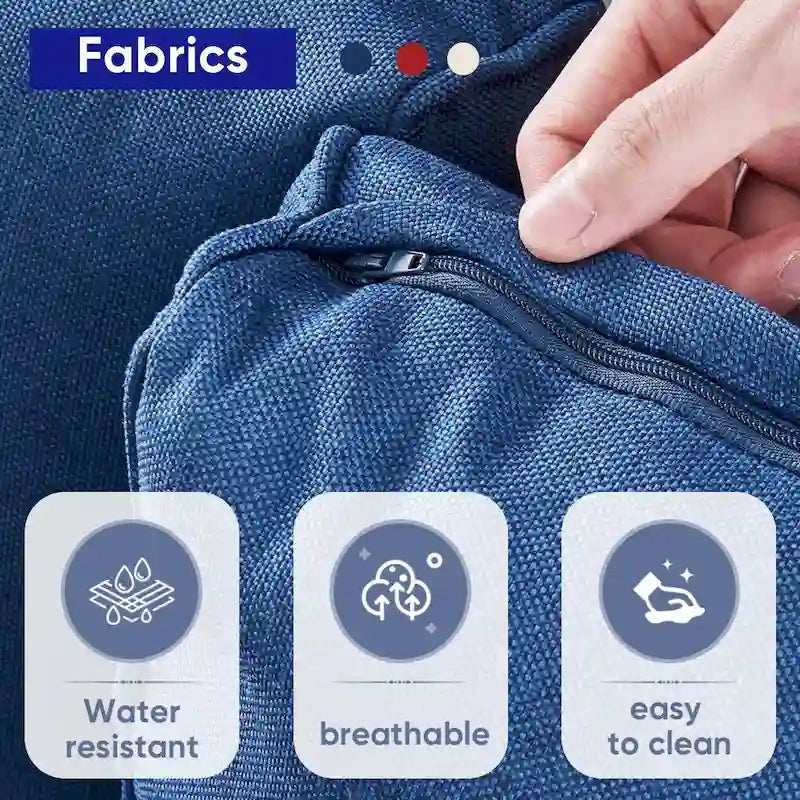 Outdoor Glider Bench Patio Loveseat with Swivel Chair - Brown