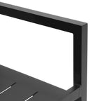 VredHom 2/4 PCS Outdoor Dining Chairs Aluminum Stackable Armchair