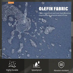 Royalcraft 4 Piece Aluminum Outdoor Sectional Seating Group