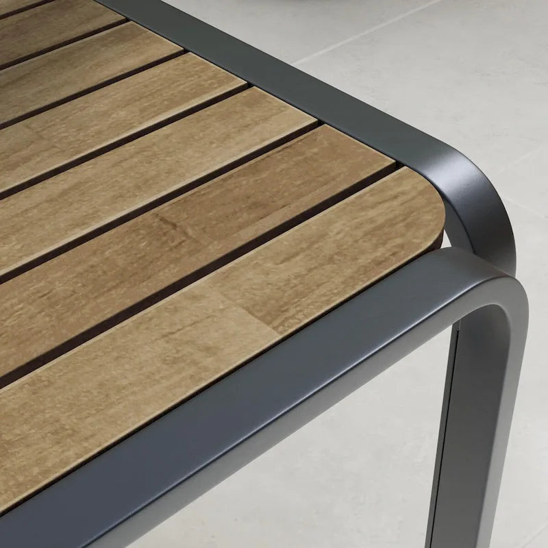 Finn 5-Piece Outdoor Square Table and Four Chair Set by Homestyles