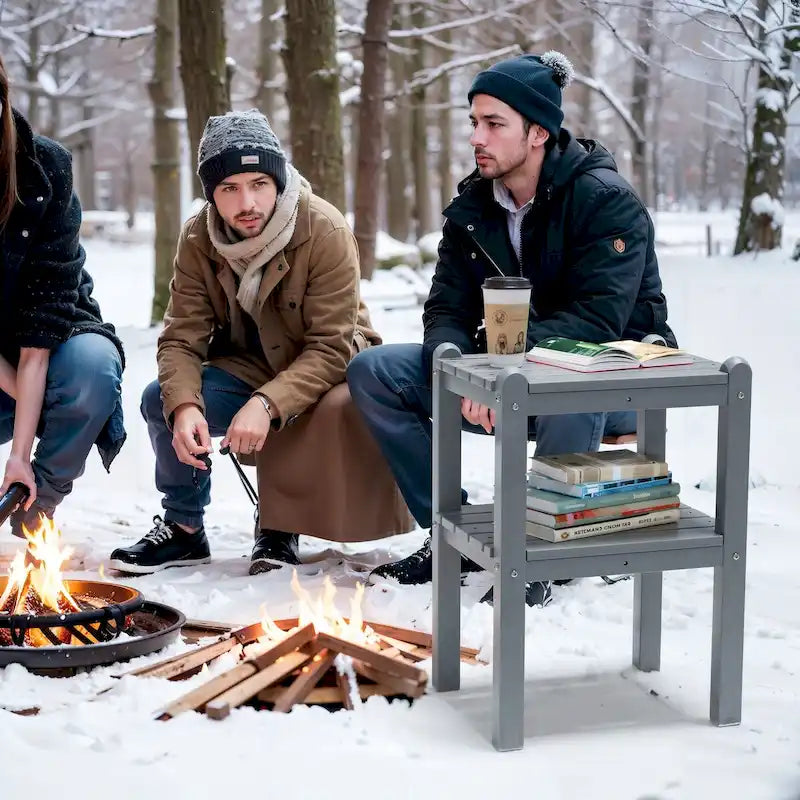 Outdoor Side Table in HDPE for Your Patio or Garden