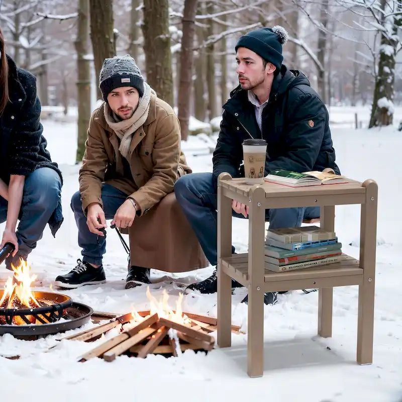 Outdoor Side Table in HDPE for Your Patio or Garden