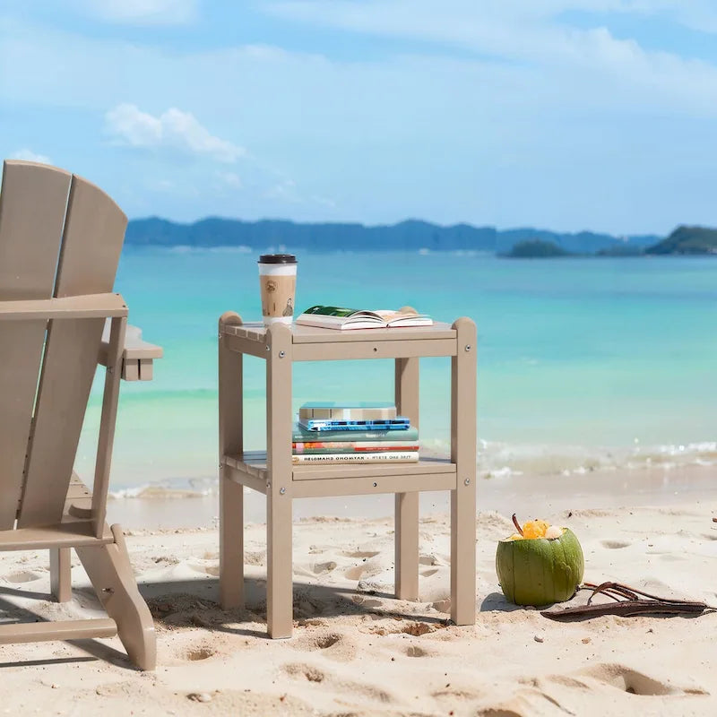 Outdoor Side Table in HDPE for Your Patio or Garden