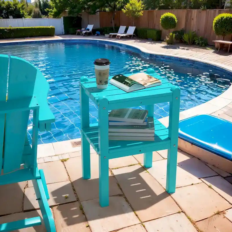 Outdoor Side Table in HDPE for Your Patio or Garden