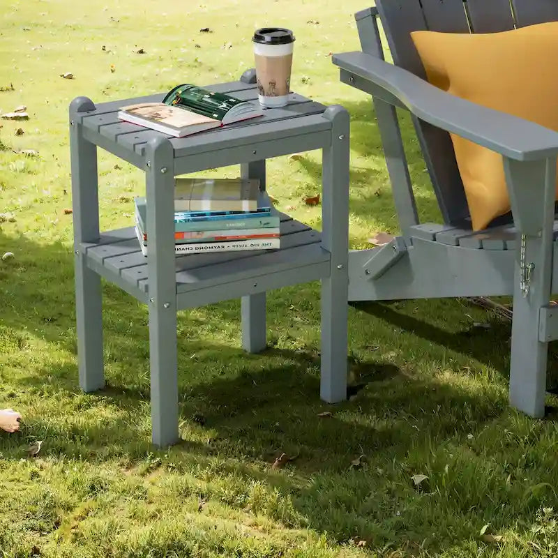 Outdoor Side Table in HDPE for Your Patio or Garden
