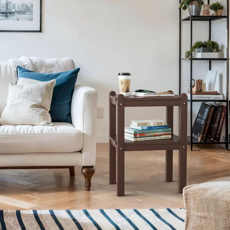 Outdoor Side Table in HDPE for Your Patio or Garden