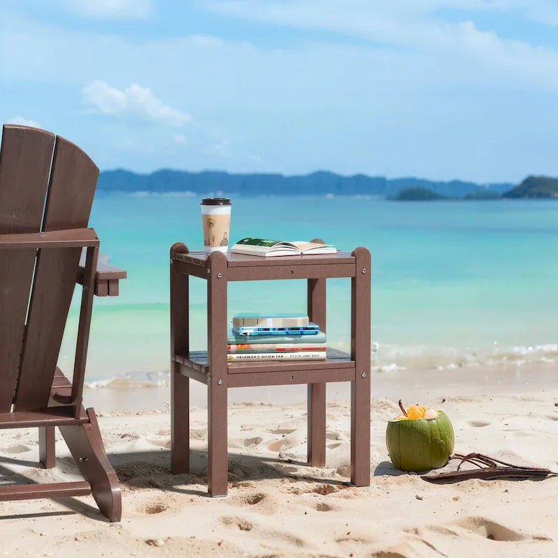 Outdoor Side Table in HDPE for Your Patio or Garden