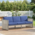 Patio Wicker Sofa Deep Seat Sofa Set