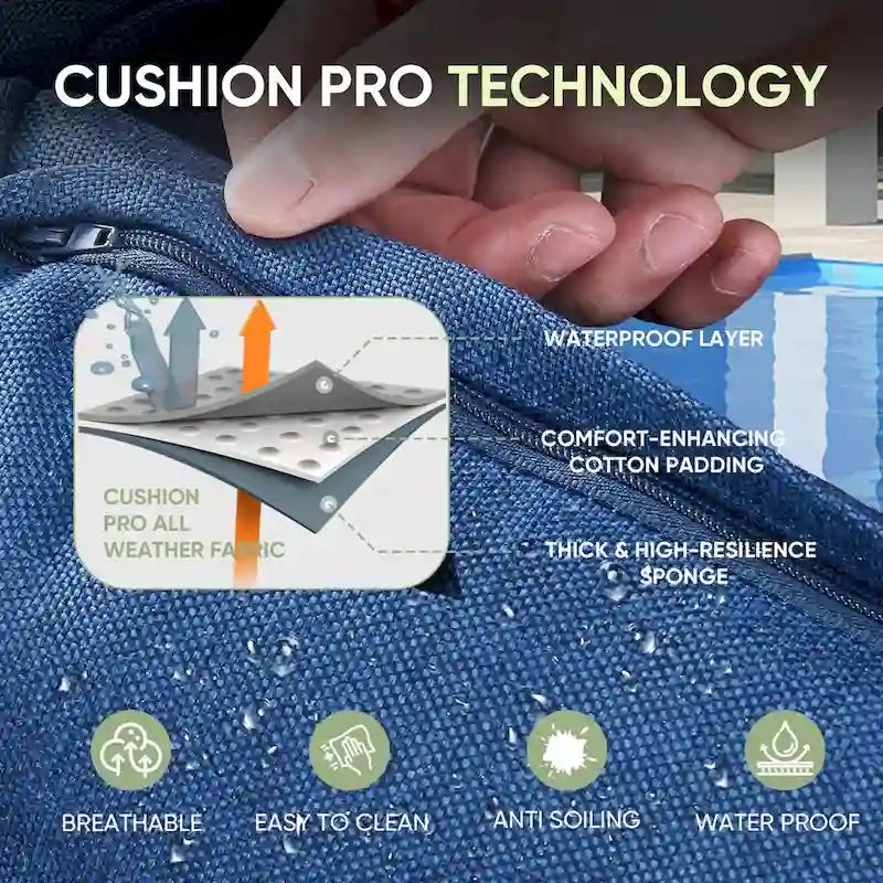 Patio Wicker Sofa Deep Seat Sofa Set