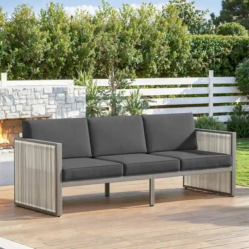 Patio Wicker Sofa Deep Seat Sofa Set