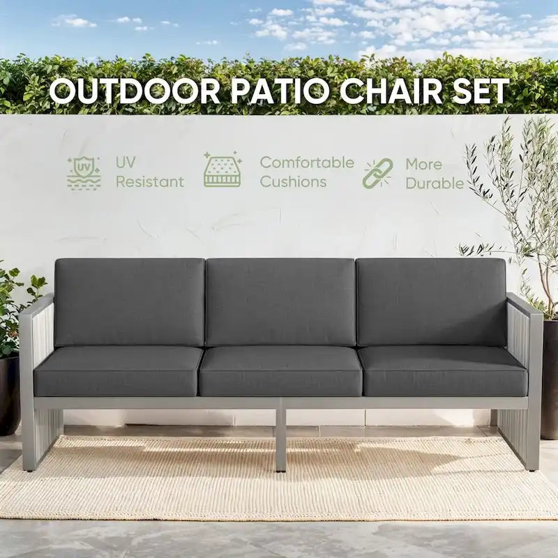 Patio Wicker Sofa Deep Seat Sofa Set